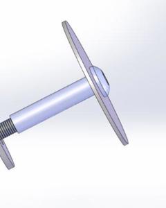 Pan head screw with sleeve nut and slice M6 SST cpl.